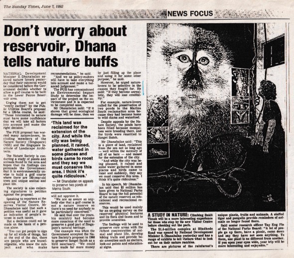 Straits Times June 7th 1992